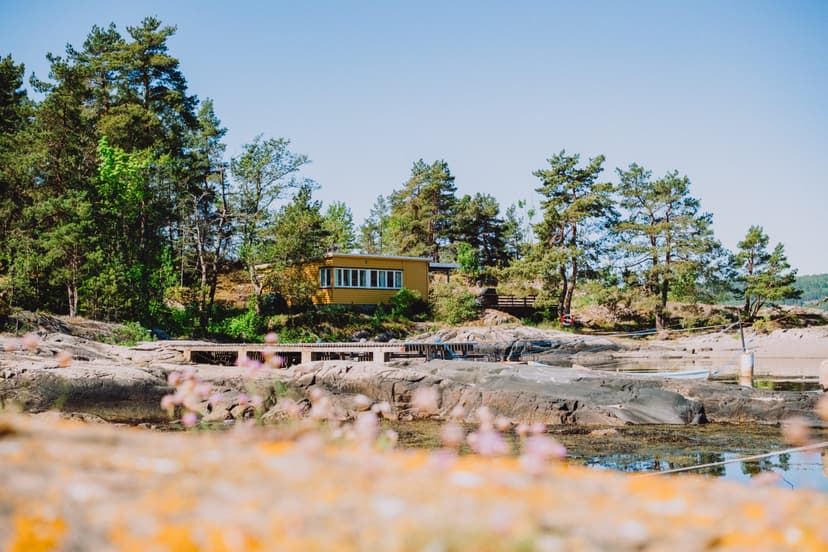 Friluftsøya Lågøya i Oslofjorden | Hyttebestilling